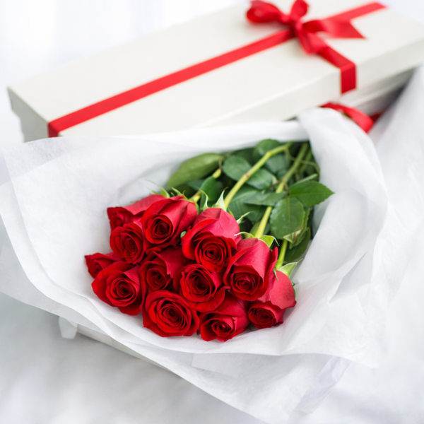Boxed Premium Roses - 12 Roses